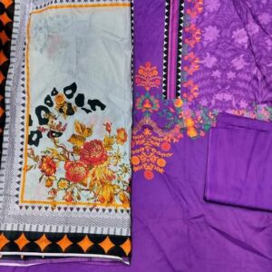 Cotton Unstitch Salwar Kameez 3 Piece